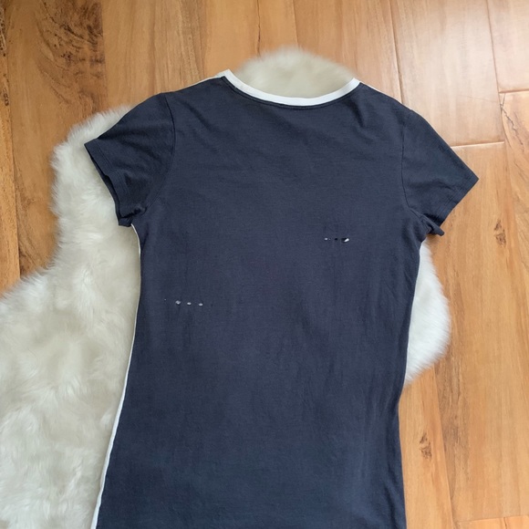 VINCE destroyed short sleeve tee shirt size small - Picture 4 of 6